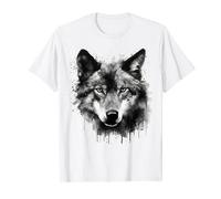 Obra de arte del amante del lobo | Motivo animal Camiseta