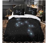 Obra de arte del calamar Funda de Edredón Cremallera Oculta Microfibra Suave 3 Piezas Estampado 3D con Fundas de Almohada Suave Diseño marino en acuarela Funda Edredon for familia King（220x240cm）