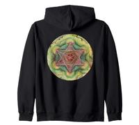 Obra de Arte del Cubo de Metatron Sudadera con Capucha
