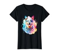 Obra de Arte del Grupo de pastoreo de Perros de Ganado a Camiseta gráfica económica