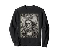 Obra De Arte del Tatuaje De La Reina del Cráne Sudadera
