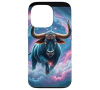 Obra de Arte del Zodiaco Galaxy Tauro - Celestial Bull Power Carcasa para iPhone 13 Pro