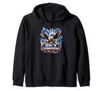 Obra de Arte Dominion Eagle Sky Power Sudadera con Capucha