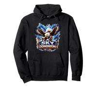 Obra de Arte Dominion Eagle Sky Power Sudadera con Capucha