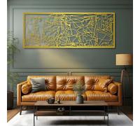 Obra de Arte en Metal para decoración de Pared: Guernica de Pablo Picasso, decoración Abstracta de Picasso, Guernica para Sala de Estar, Dormitorio, Oficina, Estudio (dor