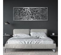 Obra de Arte en Metal para decoración de Pared: Guernica de Pablo Picasso, decoración Abstracta de Picasso, Guernica para Sala de Estar, Dormitorio, Oficina, Estudio (neg