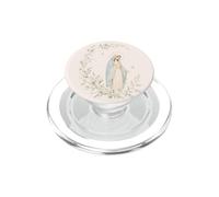 Obra de Arte Floral de la Virgen María en oración PopSockets PopGrip para MagSafe