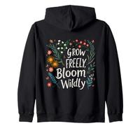 Obra de Arte Floral tremendamente inspiradora de Grow Freely Bloom Sudadera con Capucha