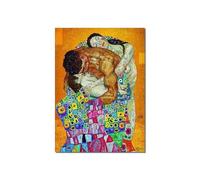 Obra de arte Giclée Klimt Kiss, lienzo, póster, impresión, arte de pared moderno, imágenes para sala de estar, decoración del hogar, 50x70cm (20x28in), sin marco