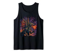 Obra de Arte gótica de la Catedral del dragón Mecha Camiseta sin Mangas
