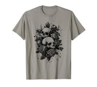 Obra de Arte gótica Floral gótica estética Rosa Alternativa Floral Camiseta