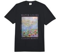 Obra de Arte icónica de Pintura Floral de nenúfares de Claude Monet Comfort Colors Adult Heavyweight T-Shirt