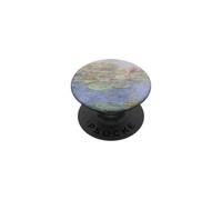 Obra de Arte icónica de Pintura Floral de nenúfares de Claude Monet PopSockets PopGrip Adhesivo