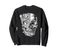 Obra de arte intrincada de calavera - Fusión gótica Sudadera