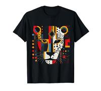 Obra de arte para amantes del leopardo | Animal Motif Leopard Camiseta
