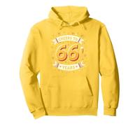 Obra de Arte para Celebrar el cumpleaños de Cheers to 66 Years Sudadera con Capucha, Unisex para Adultos, Limón, L