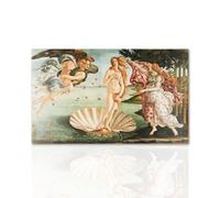 Obra de Arte Sandro Botticelli Nacimiento de Venus - Arte Reproducción sobre Lienzo Cuadros modernos Venus de Botticelli Decoración Casa Home pared diseño Declea