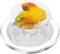 Obra de Arte Sun Conure - Colorido Arte de Loro Tropical PopSockets PopGrip para MagSafe