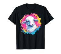 Obra de arte vibrante en colores pastel con salpicaduras de Camiseta