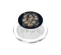 Obra de Arte Vintage de oración Mariana Floral de colibrí PopSockets PopGrip para MagSafe