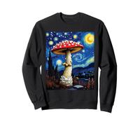 Obra de arte Wild Mushroom Van Gogh Starry Night Sudadera