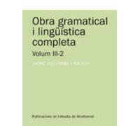 Obra Gramatical I Linguística Completa Volum 3-2