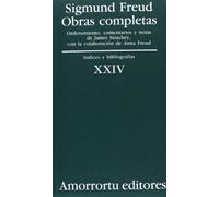 Obras Completas De Sigmund Freud - Volumen XXIV: Índices y bibliografías