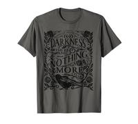 Obras de Arte de Cuervo gótico Oscuro, Literatura Vintage Camiseta