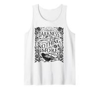 Obras de Arte de Cuervo gótico Oscuro, Literatura Vintage Camiseta sin Mangas