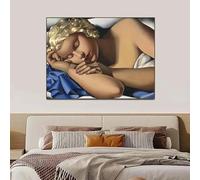 Obras de Tamara De Lempicka: Mujer dormida, lienzo, impresiones, arte de pared, imágenes para dormitorio, decoración del hogar (70 x 110 cm)