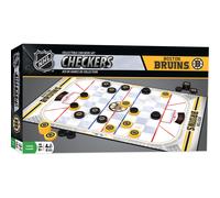 Obras maestras de la NHL Boston Bruins Checkers, gris, peque o, multicolor, talla nica (41485), 33 x 53 cm