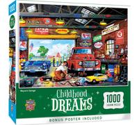 Obras Maestras - Rompecabezas de 1000 piezas Waynes Garage, divertido para adultos, familia y niρos, acabado mate, 49,25 x 68,9 cm