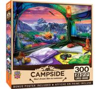 Obras Maestras - Rompecabezas grande de 300 piezas con agarre fαcil, formas de excursionismo, diversiσn para adultos, personas mayores, familias