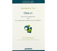 Obras: Oraciones Inaugurales: La Antiquisima Sabiduria De Los Ita Lian