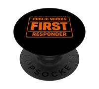 Obras Públicas Primeros Responsables Apoyan a la Tripulación PopSockets PopGrip Adhesivo