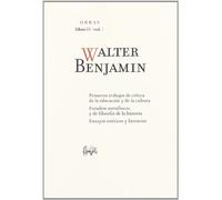 Obras: Walter Benjamin O.C Libro Ii/Vol.: Libro II-1