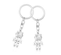 Obrjoyfly 2 Piezas Llaveros, Llavero Mujer con Diseño Creativo, Llaveros Hombre Regalo Significativo para Parejas Familias y Mejores Amigos,Llavero Colgantes únicos para bolsos