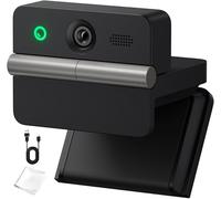 OBSBOT Meet Flip 4K PC Cámara Web Plegable, 1/2" CMOS, AI Auto-Framing | Dual Microphone, Enfoque Automático PDAF, HDR, Control Gestos, Plug & Play, Modo Belleza, PC Cámara para Vdeoconferencias