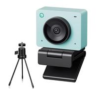OBSBOT Meet SE 1080P 100FPS Cámara Web para PC, Cámara Web con Trípode | Micrófono, Seguimiento De IA, HDR Escalonado, Modo Belleza, Cámara De Transmisión Plug&Play Para Computadora Portátil Verde
