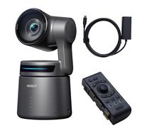 OBSBOT Tail Air Combo con Adaptador USB-C a Ethernet y Mando a Distancia, cámara PTZ de Seguimiento AI con Soporte NDI, aplicación Inteligente,HDMI/USB-C/WiFi,cámara para Streaming, Iglesia,