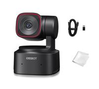 OBSBOT Tiny 2 Lite PTZ 4K Webcam 1080P@60fps HDR PC Cámara con 4X Zoom Digital, Rastreo de IA, Microphone, Sensor de 1/2", Control de gestos, Enfoque Automático, USB2.0, Plug & Play, para PC,