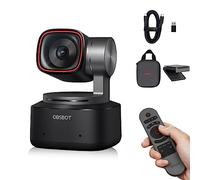 OBSBOT Tiny 2 PTZ 4K - Webcam de 1/1,5" CMOS 4X, Enfoque más rápido, USB 3.0, Transferencia de Datos 10 Veces más rápida, Control por Voz, con Tiny Smart Remote 2