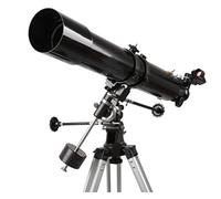 Observación astronómica para Principiantes. Calibre 80 mm. Longitud Focal 900 mm. Refracción. para niños Principiantes. Incluye Bolsa de Transporte y trípode Ajustable.