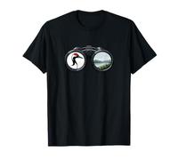 Observación de Aves binoculares - Grulla de Corona roja Camiseta