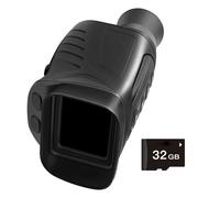Observación de aves de alta resolución con sistemas de visión nocturna integrados, diseño compacto para senderismo, camping, observación de vida silvestre, vistas nocturnas, monocular