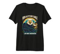 Observación de órbita Baja de águila de Gran altitu Camiseta Premium