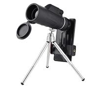 Observación del telescopio, Senderismo, Exploración, Zoom Óptico Lente HD Telescopio monocular + Trípode + Clip para teléfono Universal Adecuado para, Vela, Observación de Aves Double The Comfort