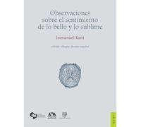 Observaciones sobre el sentimiento de lo bello y lo sublime (Filosofia (fce))