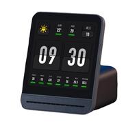 Observador de aire estable con pantalla de datos en vivo y dispositivo de inspección de aire de advertencia ABS para condiciones interiores, monitor de contaminación en tiempo real