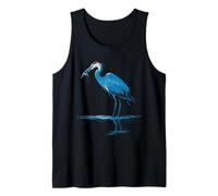 Observador de Aves Blue Heron Bird Watching Camiseta sin Mangas